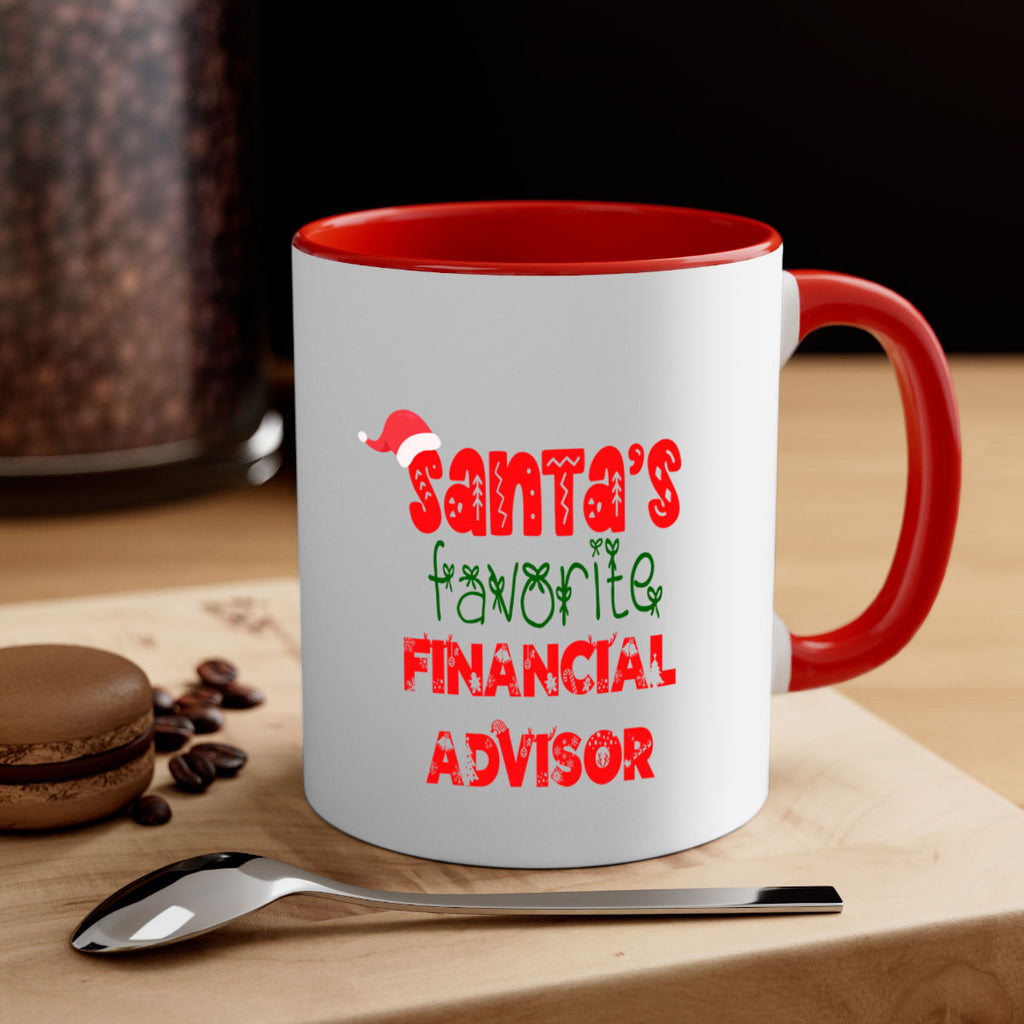 santas favorite financial advisor style 816#- christmas-Mug / Coffee Cup