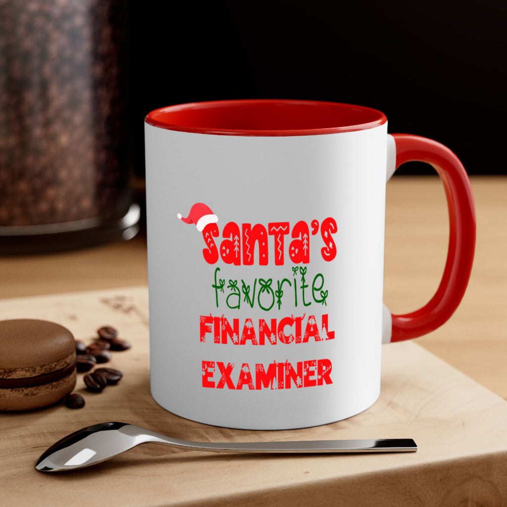 santas favorite financial examiner style 818#- christmas-Mug / Coffee Cup