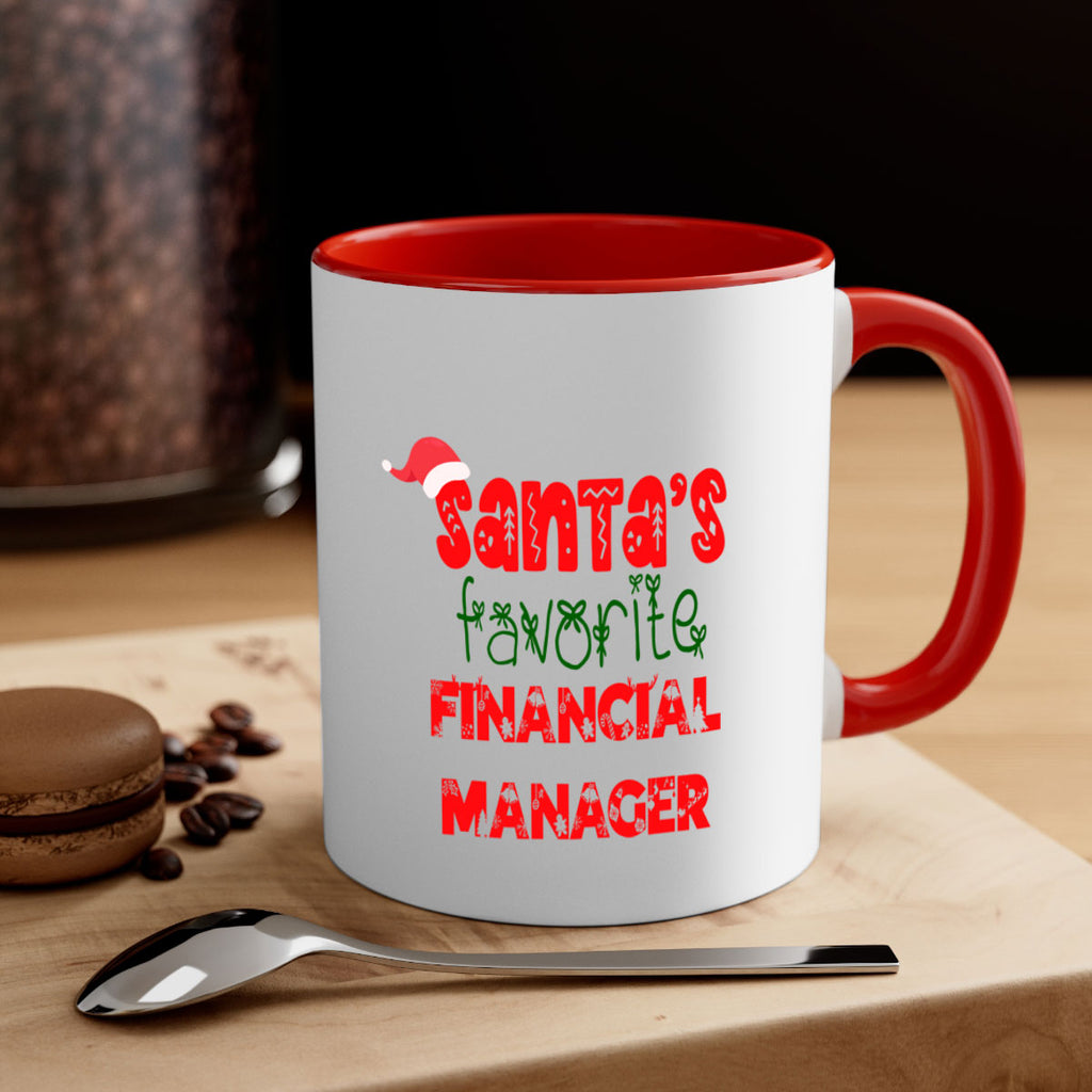 santas favorite financial manager style 819#- christmas-Mug / Coffee Cup