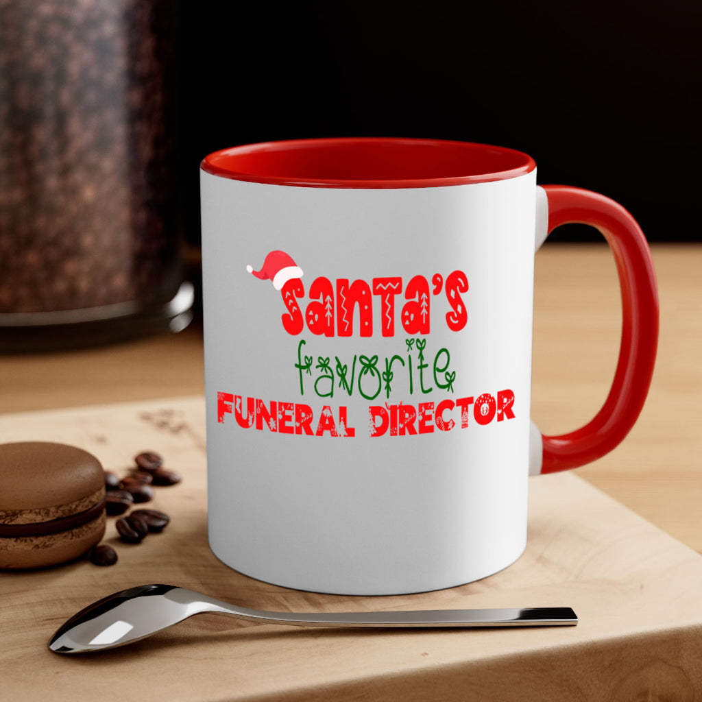 santas favorite funeral director style 834#- christmas-Mug / Coffee Cup