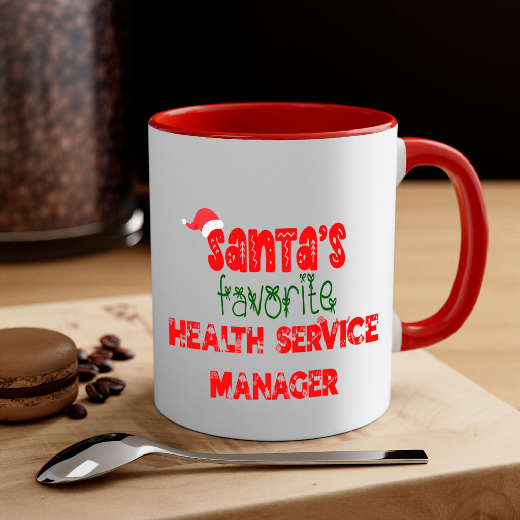 santas favorite health service manager style 866#- christmas-Mug / Coffee Cup