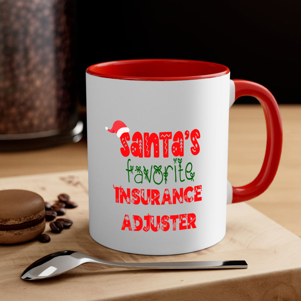 santas favorite insurance adjuster style 891#- christmas-Mug / Coffee Cup