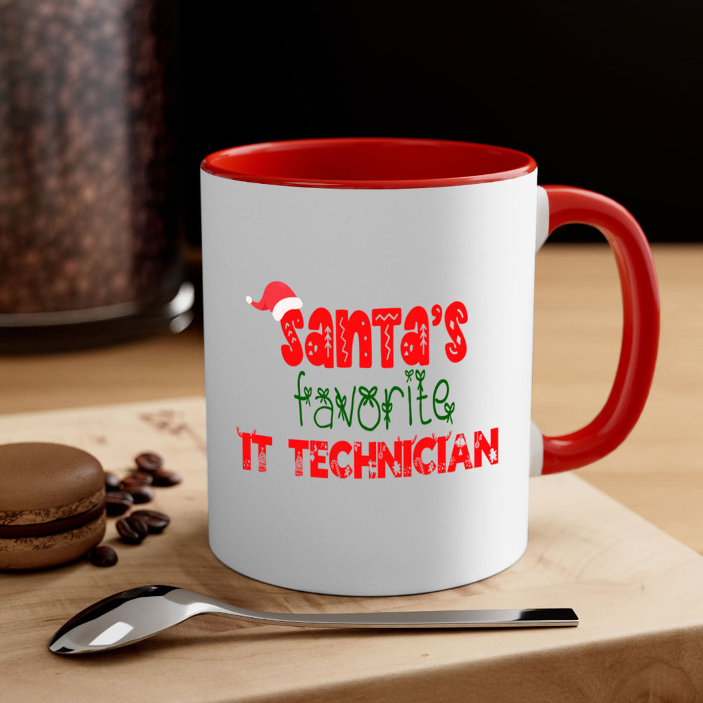 santas favorite it technician style 897#- christmas-Mug / Coffee Cup