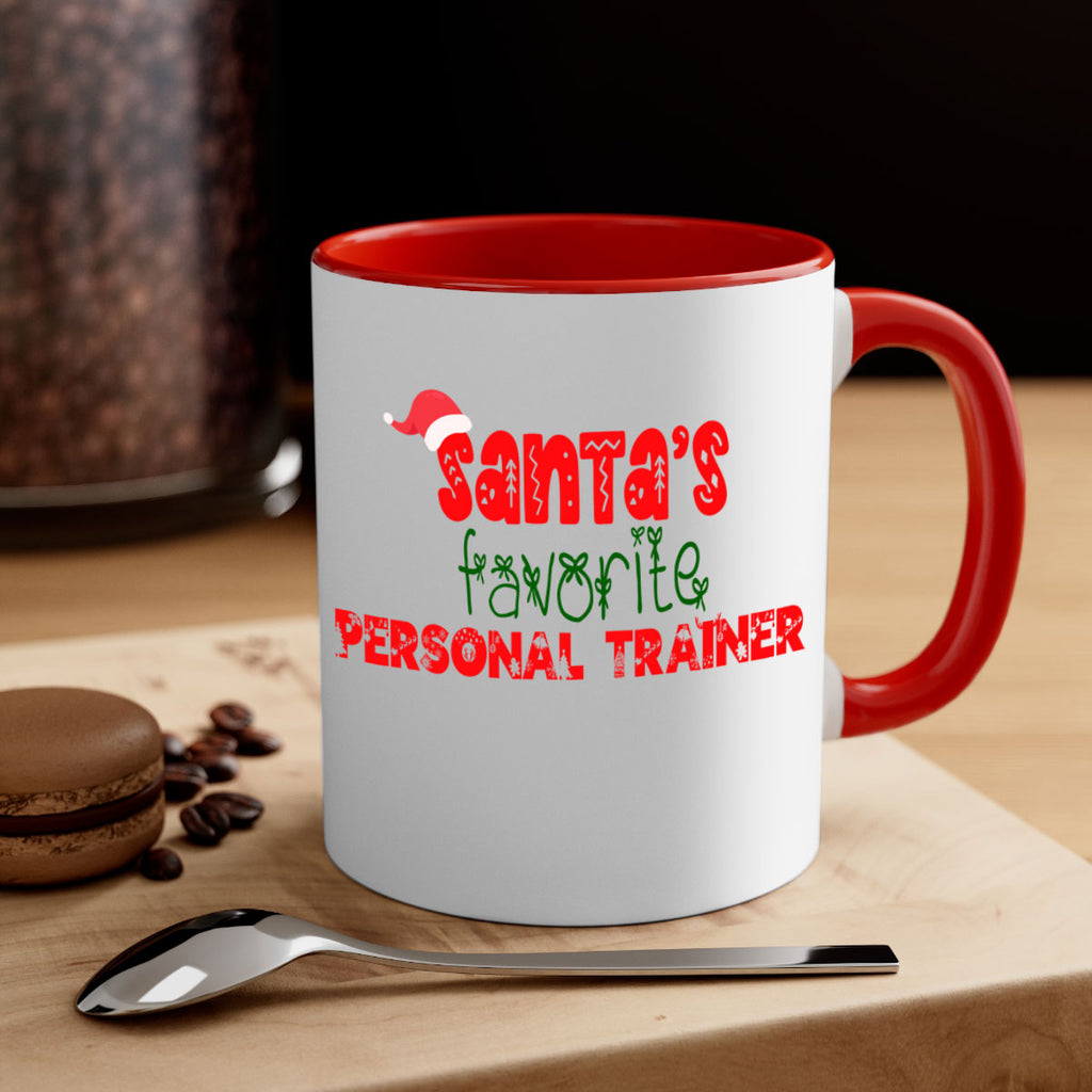 santas favorite personal trainer style 1007#- christmas-Mug / Coffee Cup