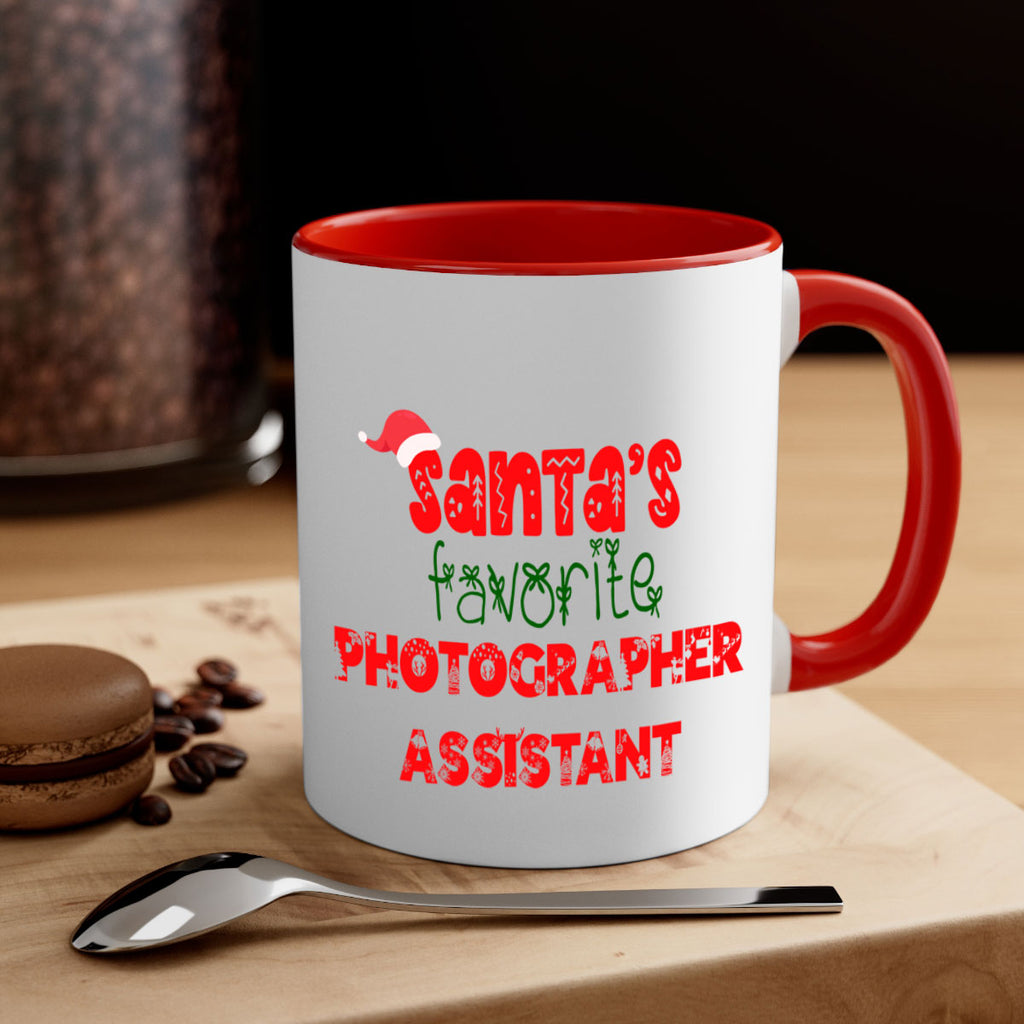 santas favorite photographer assistant style 1013#- christmas-Mug / Coffee Cup