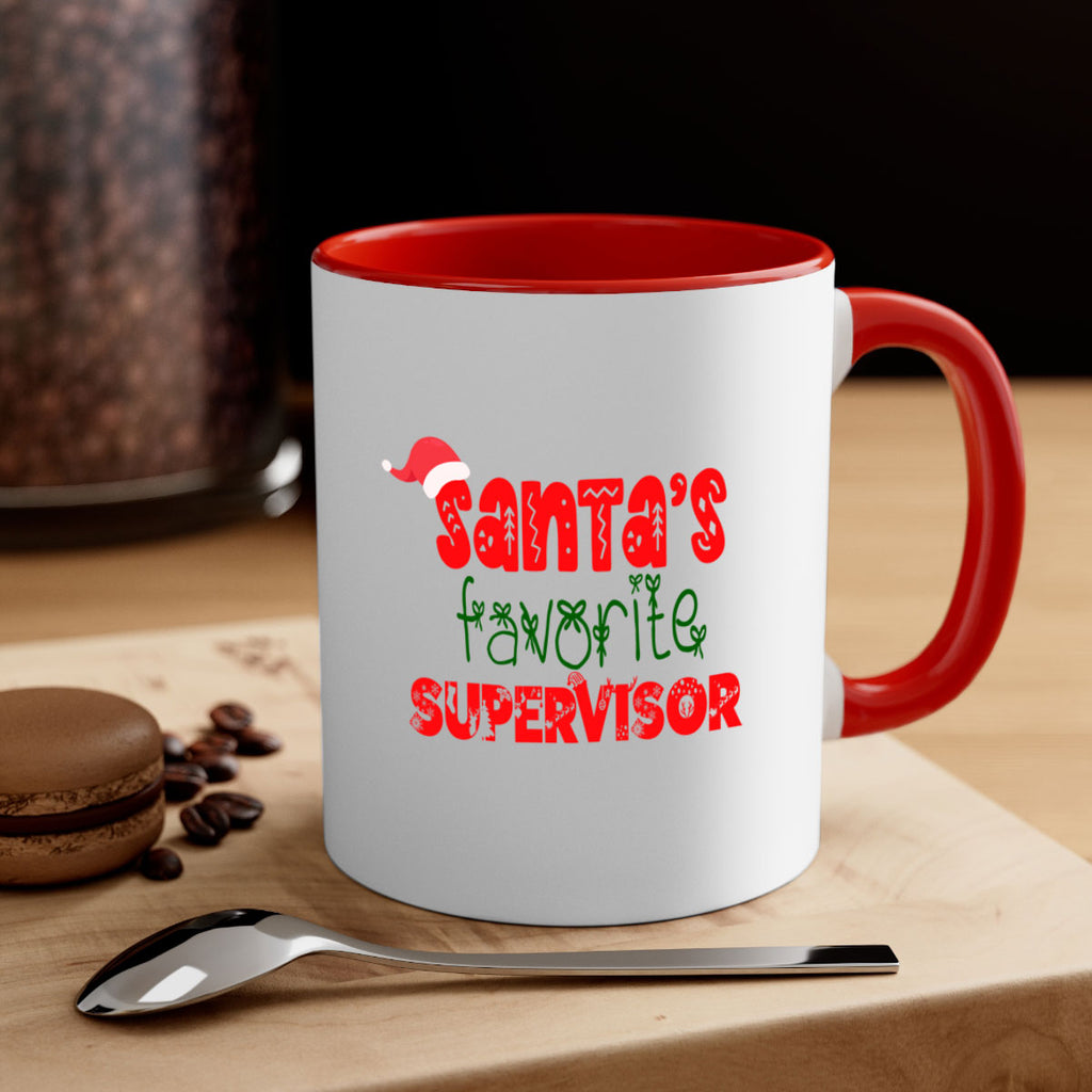 santas favorite supervisor style 1107#- christmas-Mug / Coffee Cup