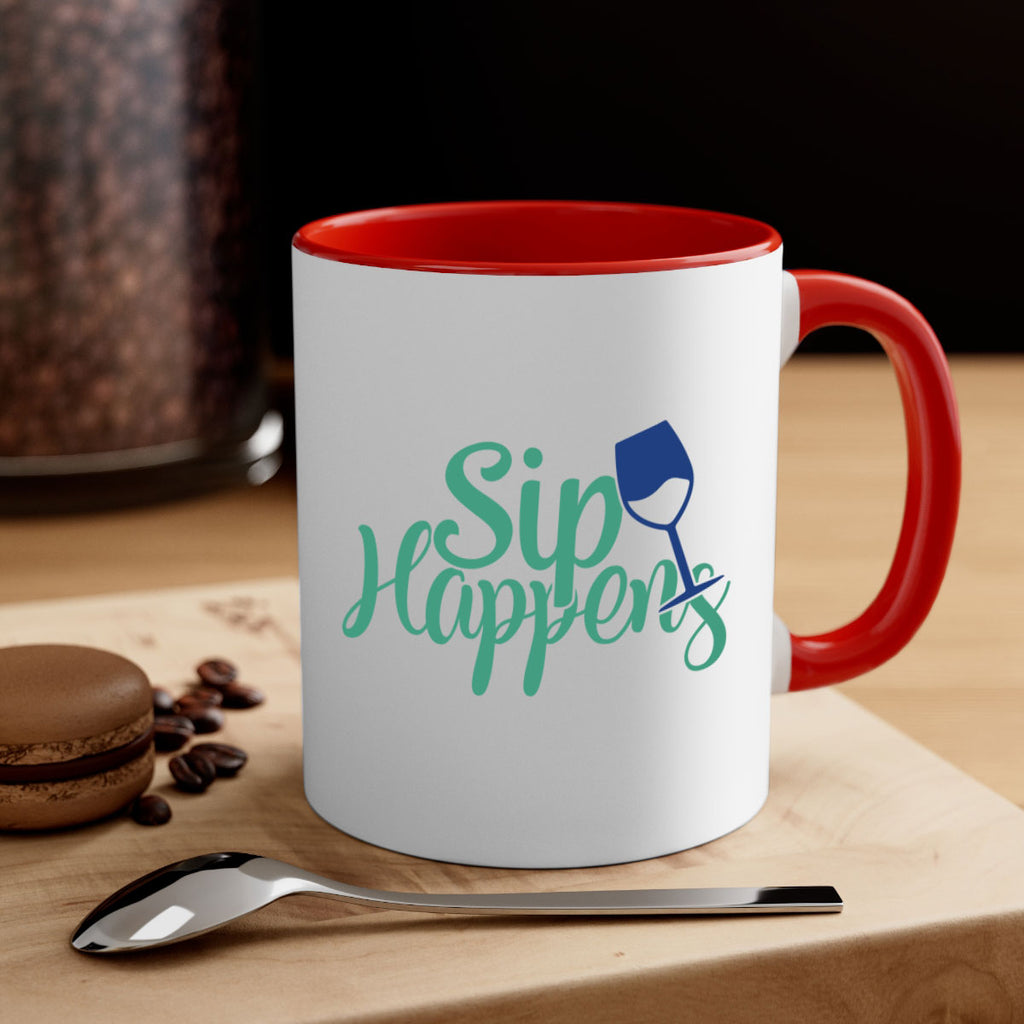 sip happens 166#- wine-Mug / Coffee Cup