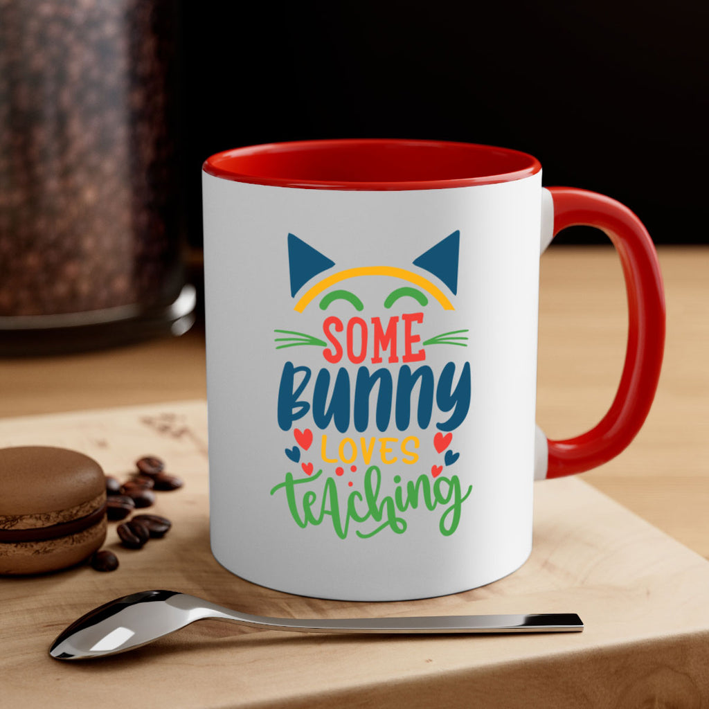 some bunny loves teaching Style 149#- teacher-Mug / Coffee Cup