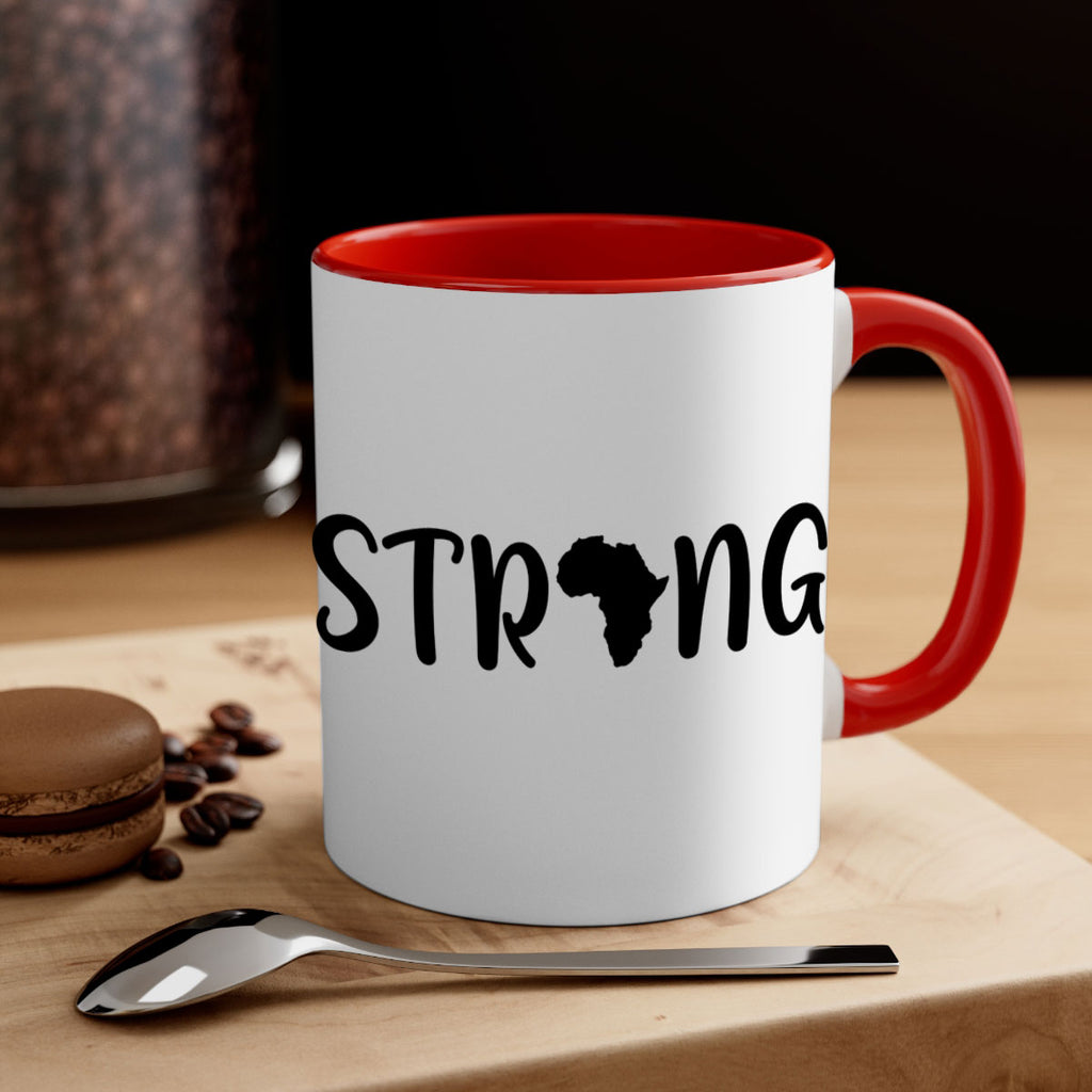 strong africa svg 24#- black words - phrases-Mug / Coffee Cup