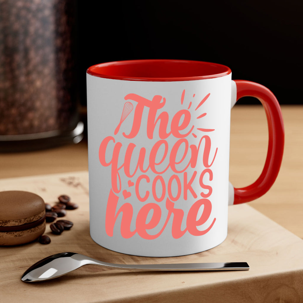 the queen cooks here 9#- kitchen-Mug / Coffee Cup