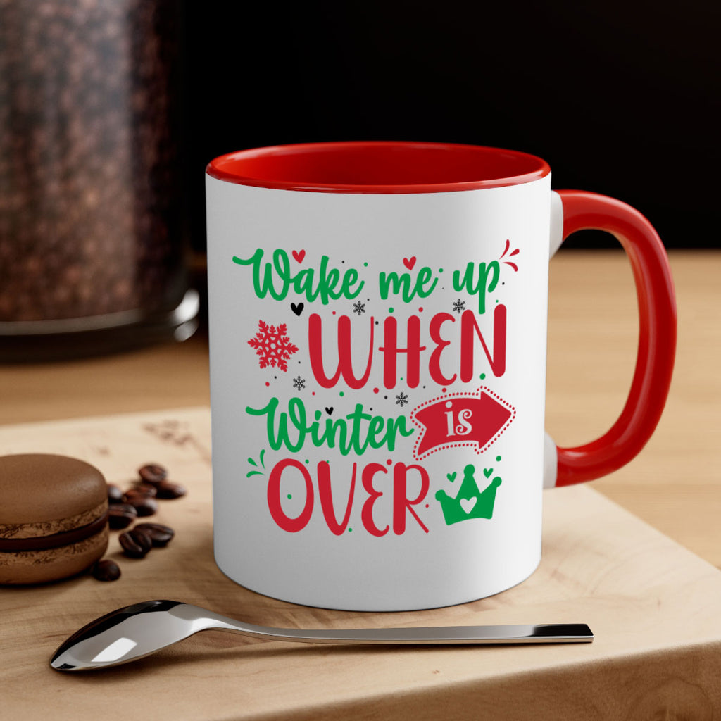 wake me up when winter is over style 1224#- christmas-Mug / Coffee Cup