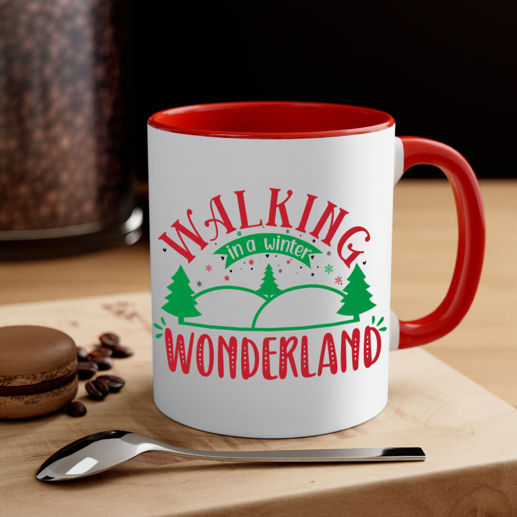 walking in a winter wonderland style 1225#- christmas-Mug / Coffee Cup