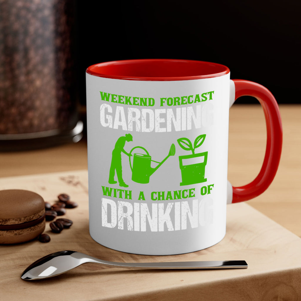 weekend forecast with a chance of 30#- Farm and garden-Mug / Coffee Cup