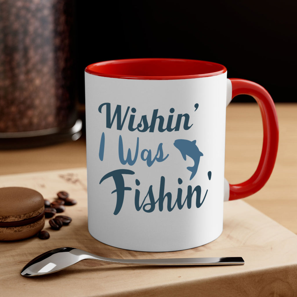 wishin i was fishin 13#- fishing-Mug / Coffee Cup