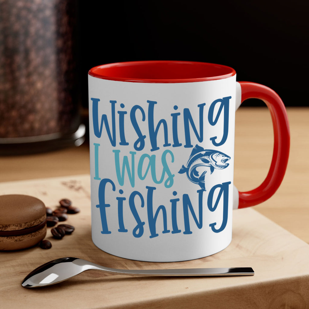 wishing i was fishing 191#- fishing-Mug / Coffee Cup
