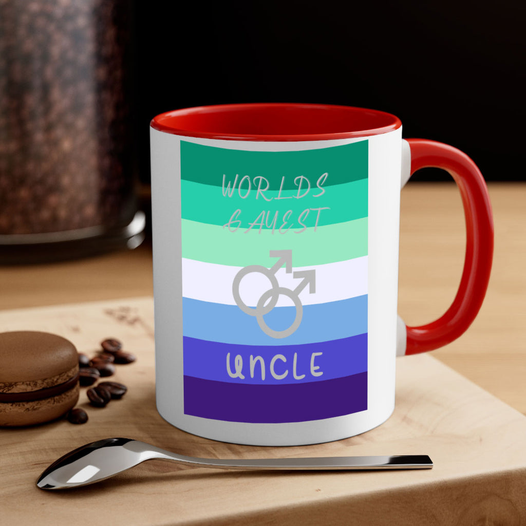 worlds gayest uncle lgbt proud 1#- lgbt-Mug / Coffee Cup