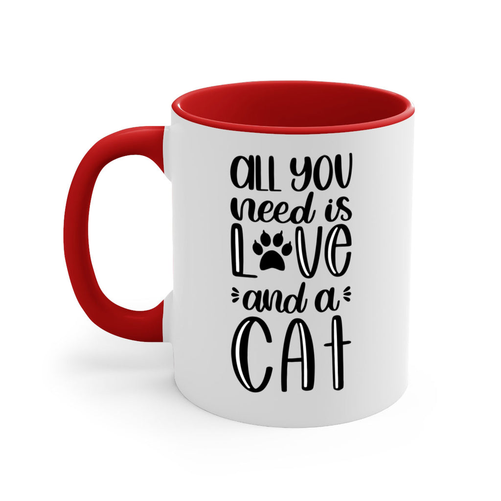 All You Need Is Love And A Cat Style 76#- cat-Mug / Coffee Cup