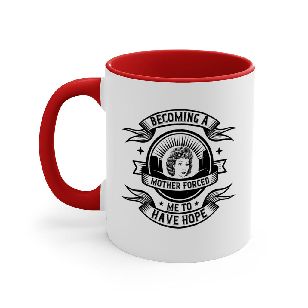 Becoming a mother forced me to have hope Style 28#- Afro - Black-Mug / Coffee Cup