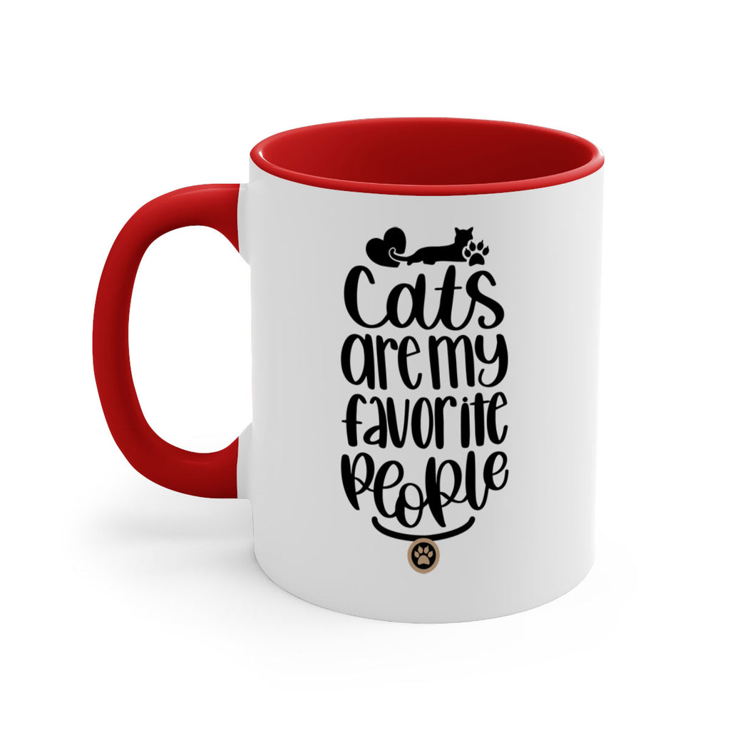 Cats Are My Favorite People Style 89#- cat-Mug / Coffee Cup