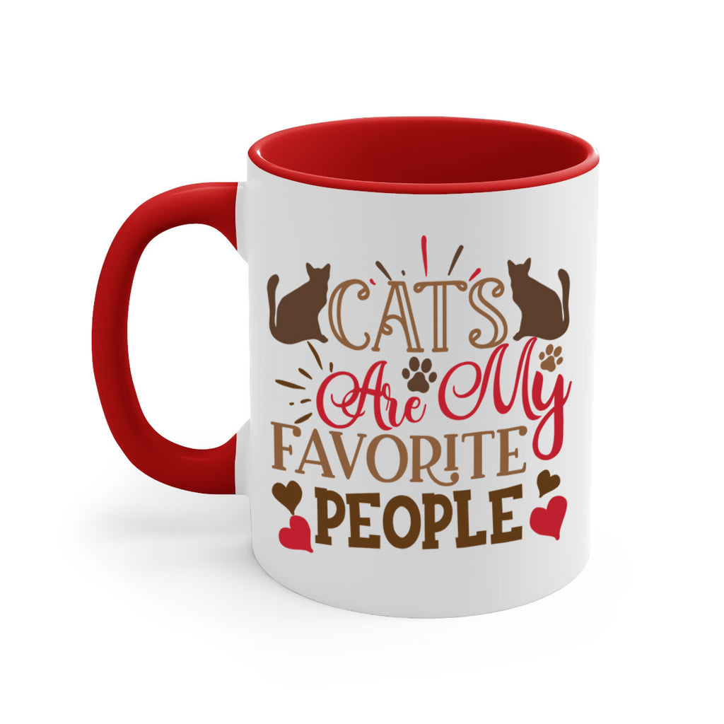 Cats Are My Favorite People Style 8#- cat-Mug / Coffee Cup
