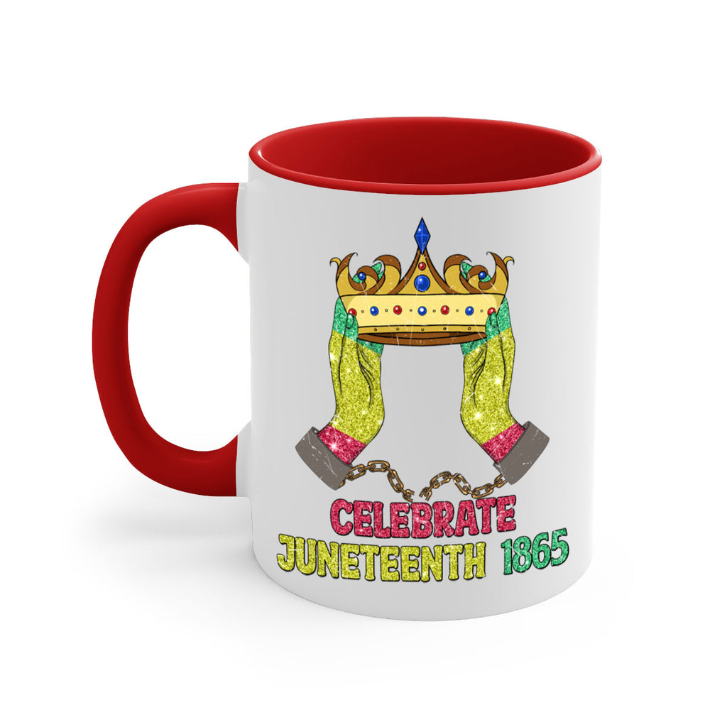 Celebrate Juneteenth 1865 Crown Designs 2#- juneteenth-Mug / Coffee Cup