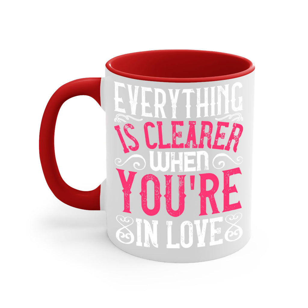Everything is clearer when youre in love Style 48#- Dog-Mug / Coffee Cup