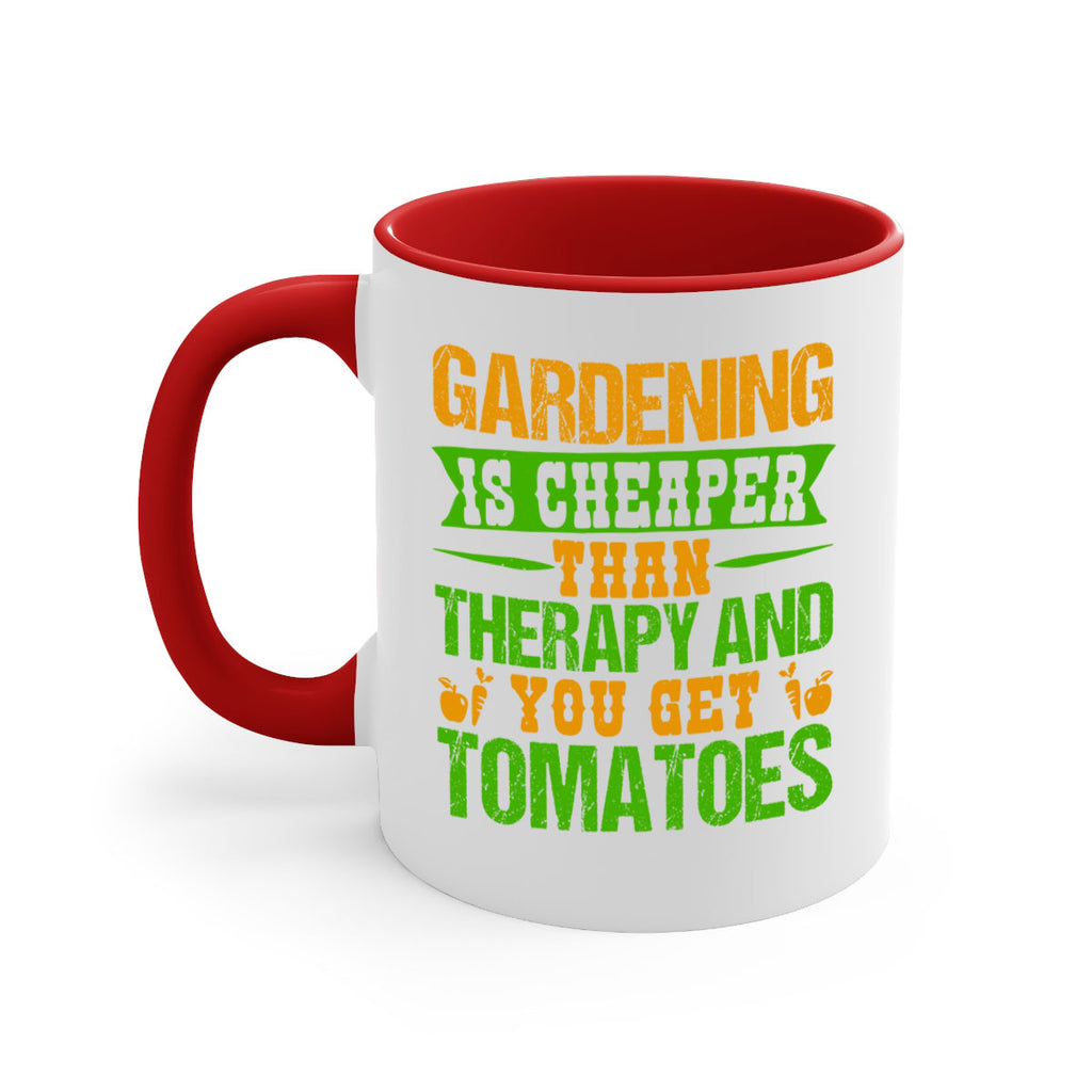 Gardening is cheaper than therapy 63#- Farm and garden-Mug / Coffee Cup