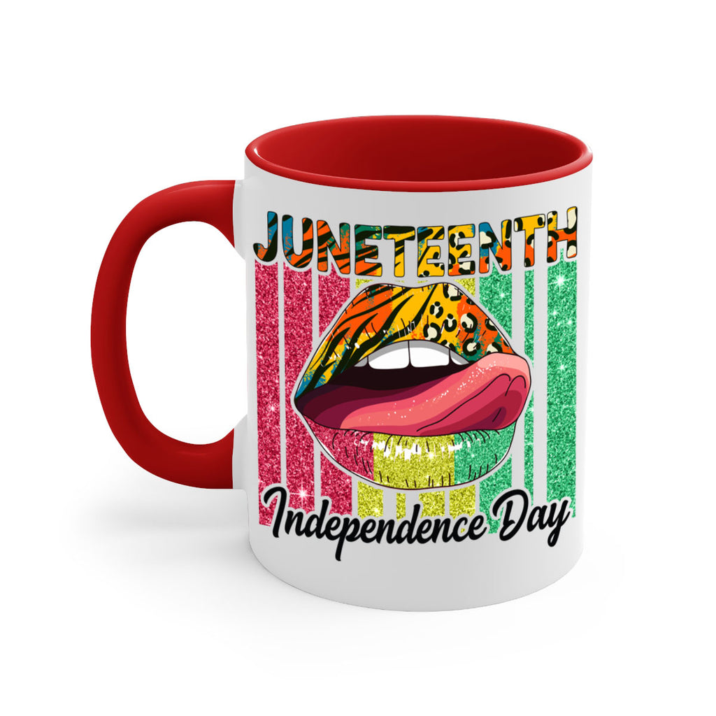 Juneteenth Independence Day Sexy Lip Png 11#- juneteenth-Mug / Coffee Cup