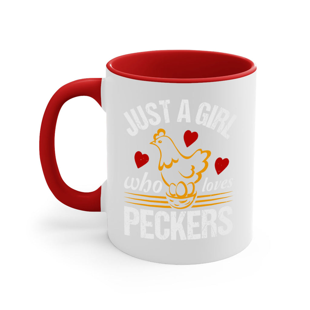 Just a girl who loves 46#- Farm and garden-Mug / Coffee Cup