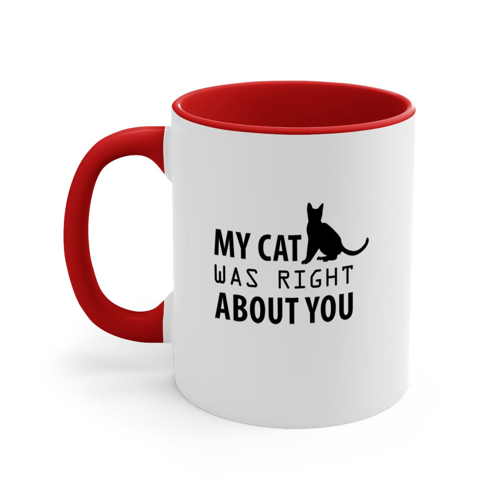 My Cat Was Right Style 72#- cat-Mug / Coffee Cup