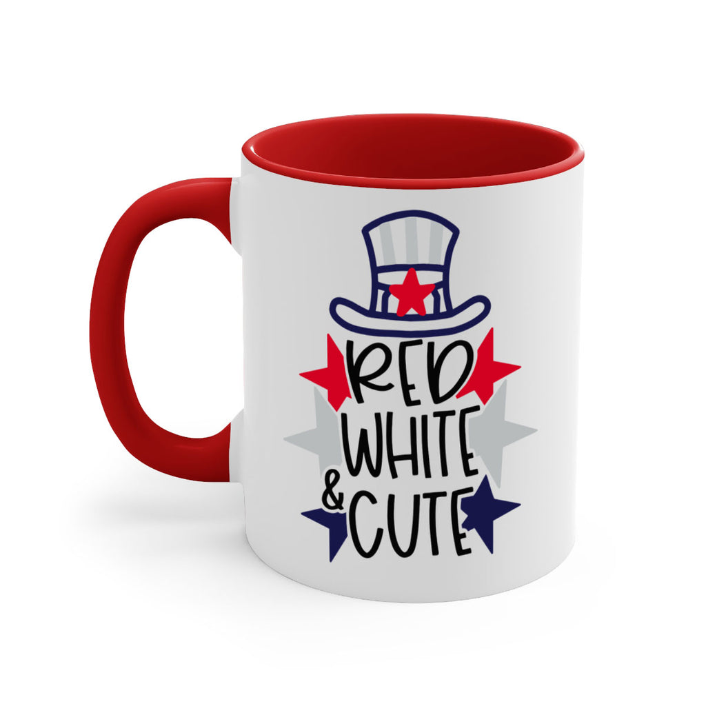 Red White Cute Style 169#- 4th Of July-Mug / Coffee Cup