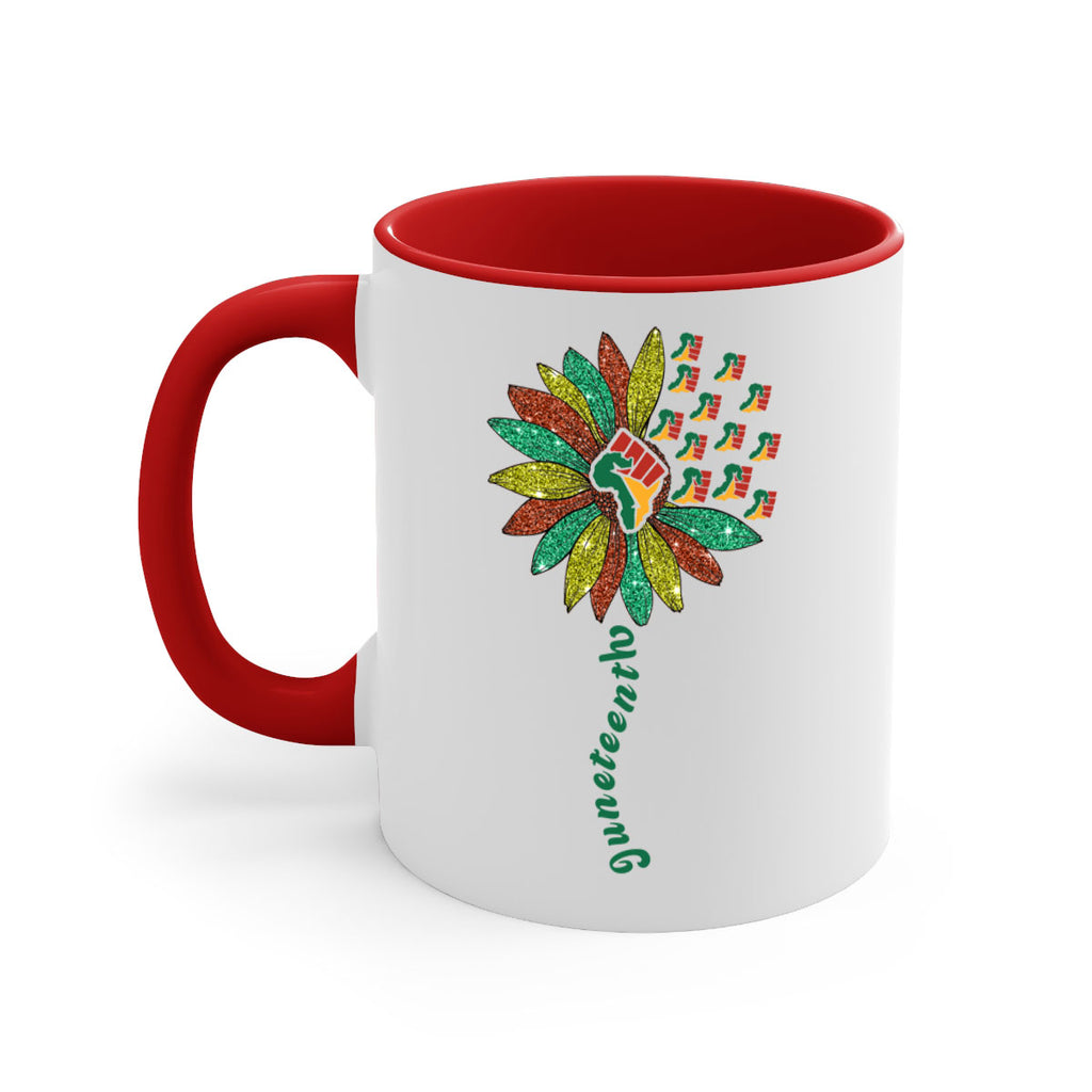 Sunflower Fist Juneteenth Black History 24#- juneteenth-Mug / Coffee Cup