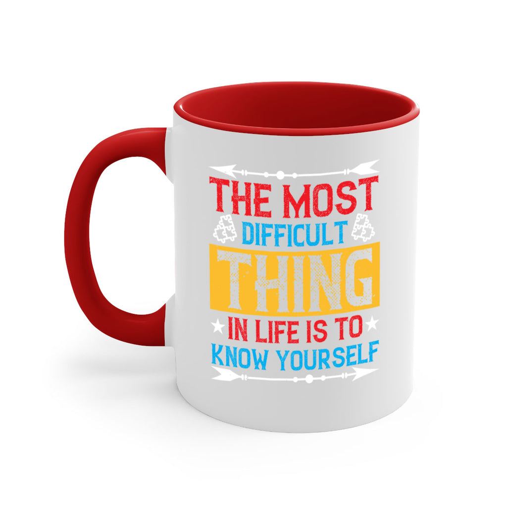 The most difficult thing in life is to know yourself Style 18#- Self awareness-Mug / Coffee Cup