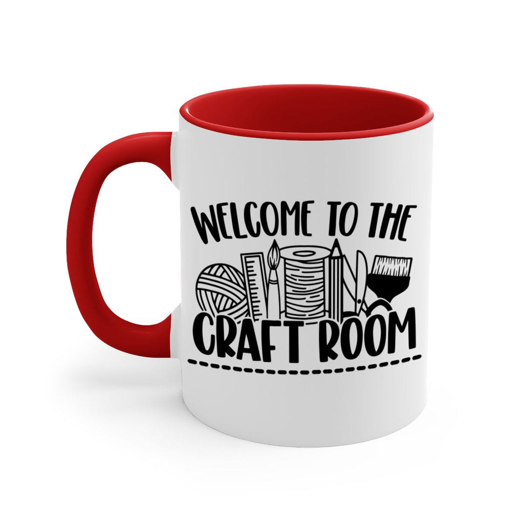 Welcome To the Craft Room 1#- crafting-Mug / Coffee Cup