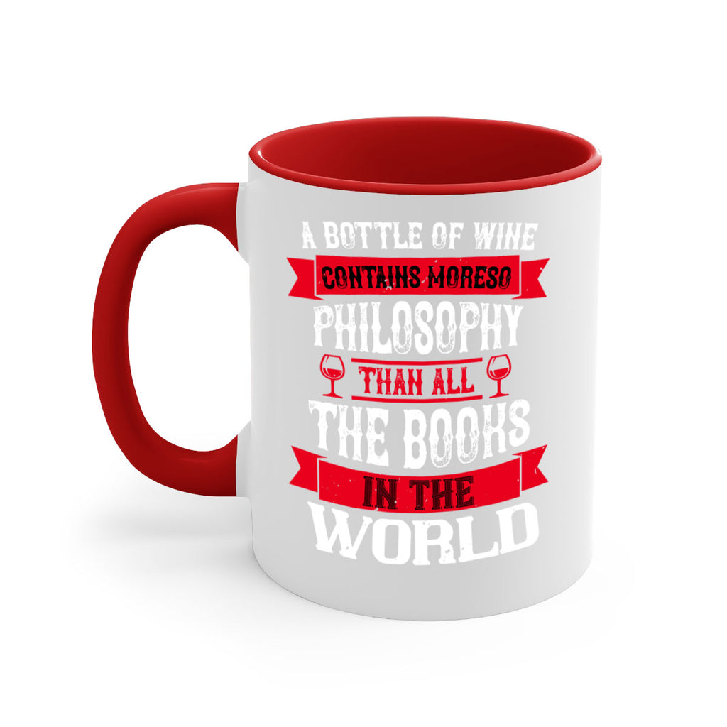 a bottle of wine contains moreso 96#- wine-Mug / Coffee Cup