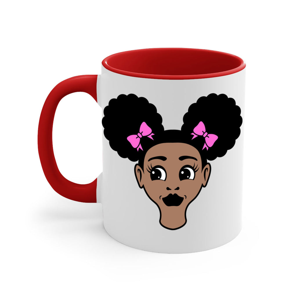 afro puffs girl 74#- Black women - Girls-Mug / Coffee Cup