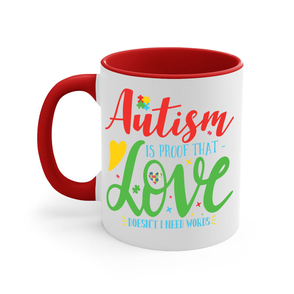 autism is proof that love doesnt i need words Style 7#- autism-Mug / Coffee Cup