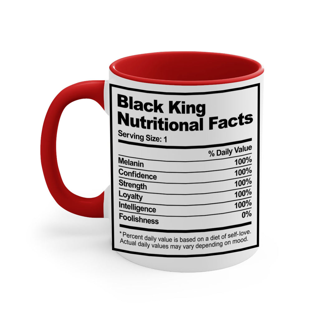 black king nutritional facts 231#- black words - phrases-Mug / Coffee Cup