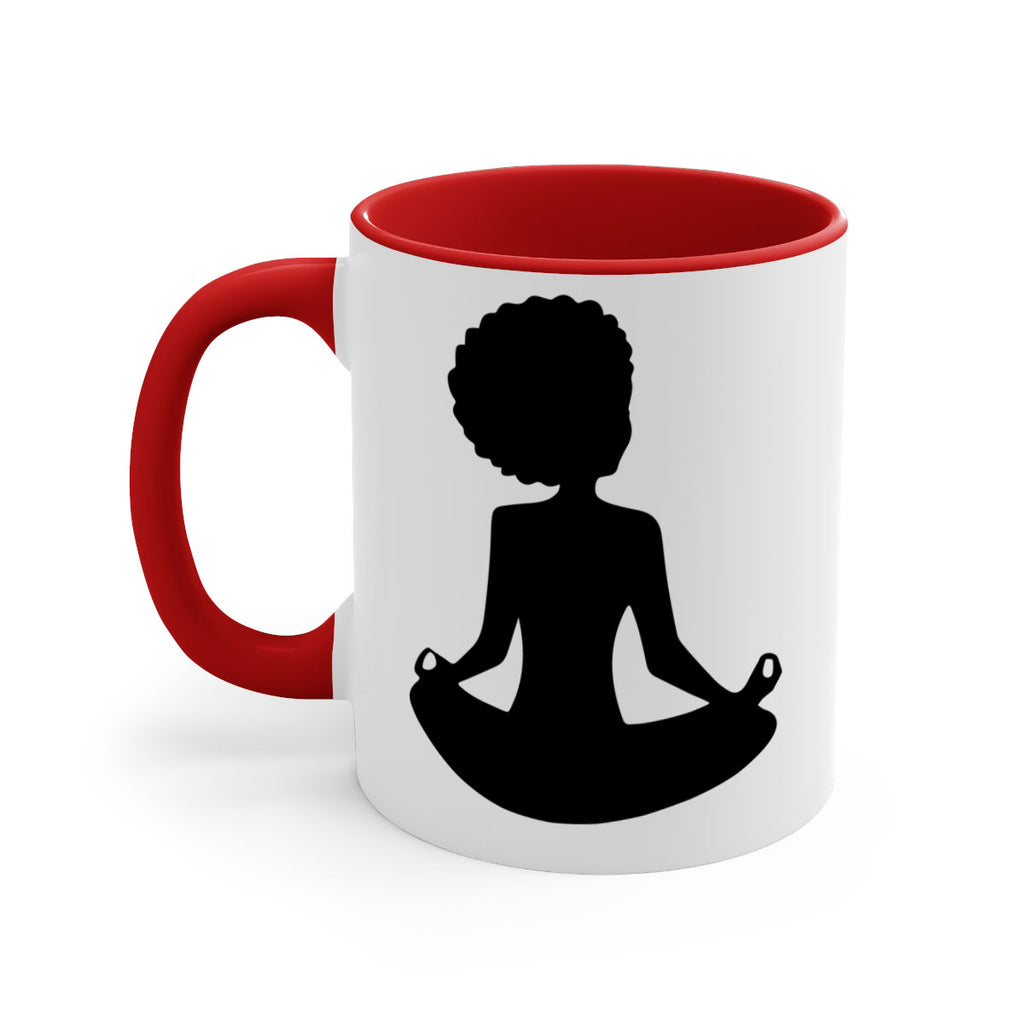 black woman sitting 8#- Black women - Girls-Mug / Coffee Cup