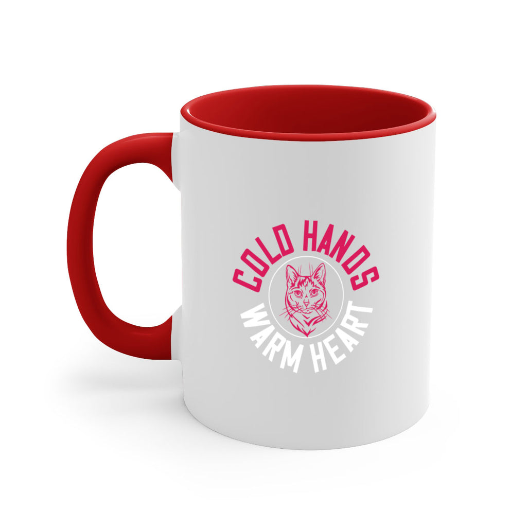 cold hands warm heart Style 42#- cat-Mug / Coffee Cup