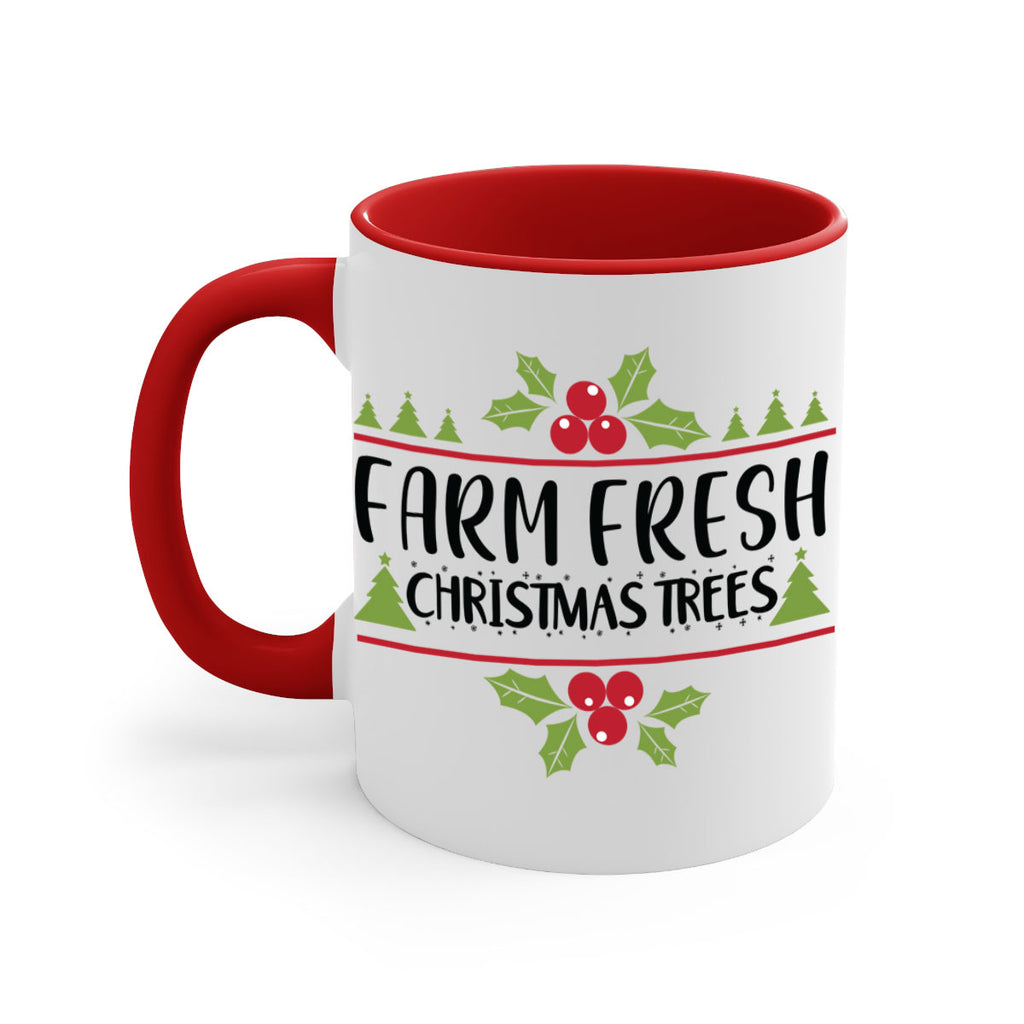 farm fresh christmas trees style 207#- christmas-Mug / Coffee Cup