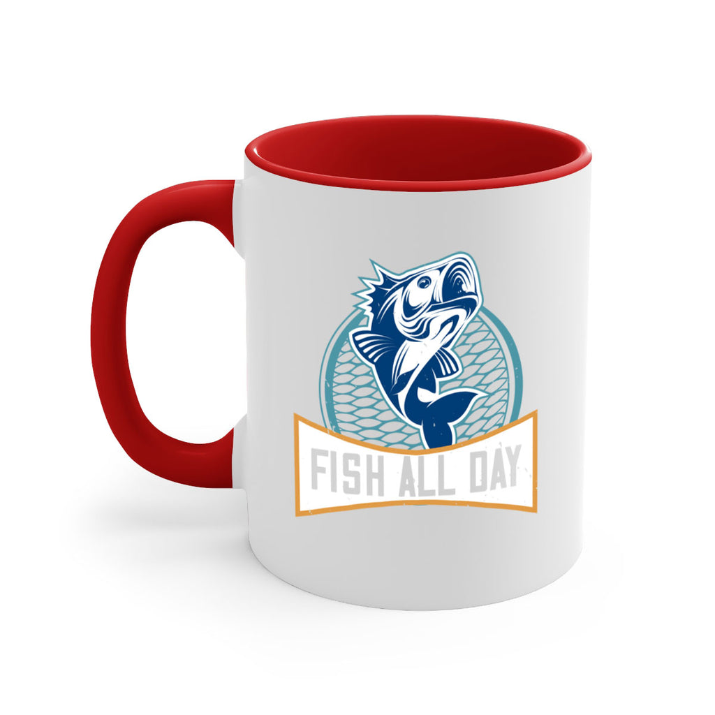 fish all day 277#- fishing-Mug / Coffee Cup