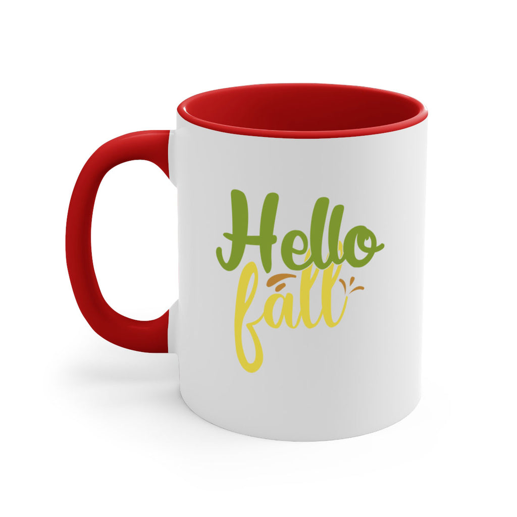 hello fall 55#- thanksgiving-Mug / Coffee Cup