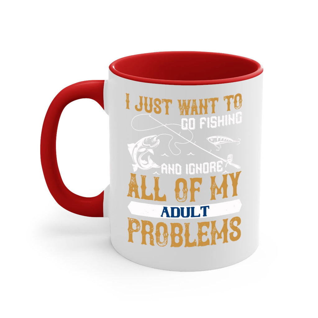 i just want to go fishing 104#- fishing-Mug / Coffee Cup