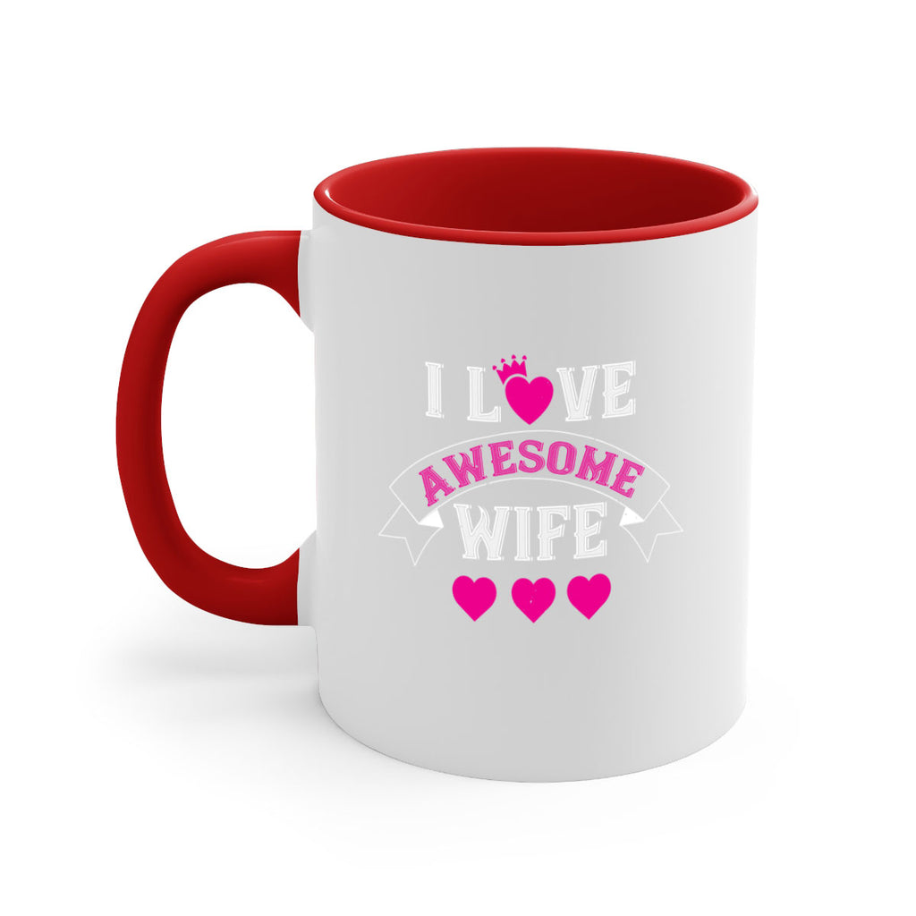 i love awesome wife 57#- valentines day-Mug / Coffee Cup