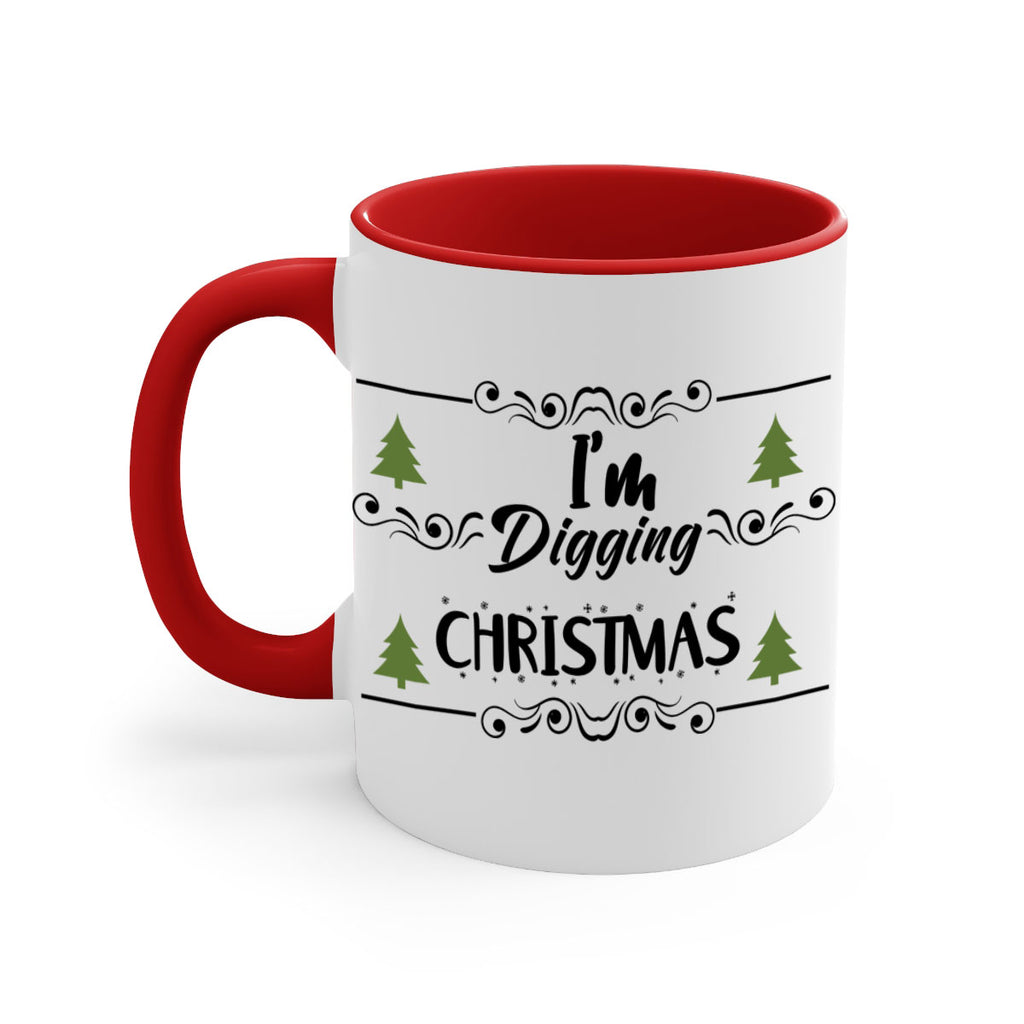 i m digging christmas style 338#- christmas-Mug / Coffee Cup