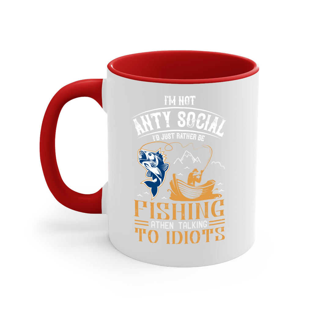 im not anty social 85#- fishing-Mug / Coffee Cup