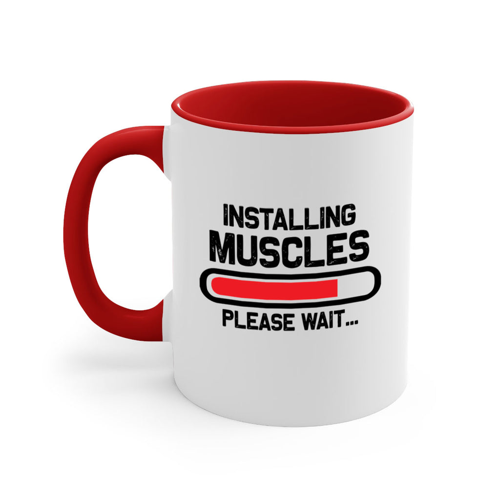 installing muscles please wait 7#- gym-Mug / Coffee Cup