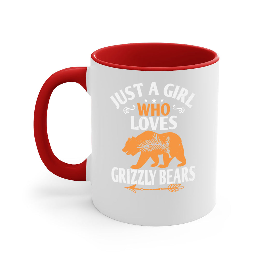 just a girl who loves Grizzly Bears 20#- bear-Mug / Coffee Cup