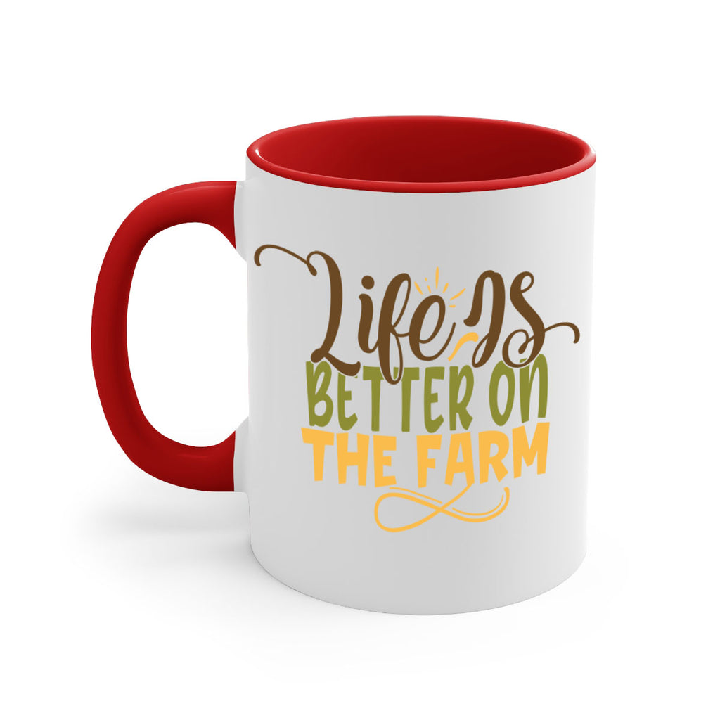 life is better on the farm 5#- Farm and garden-Mug / Coffee Cup